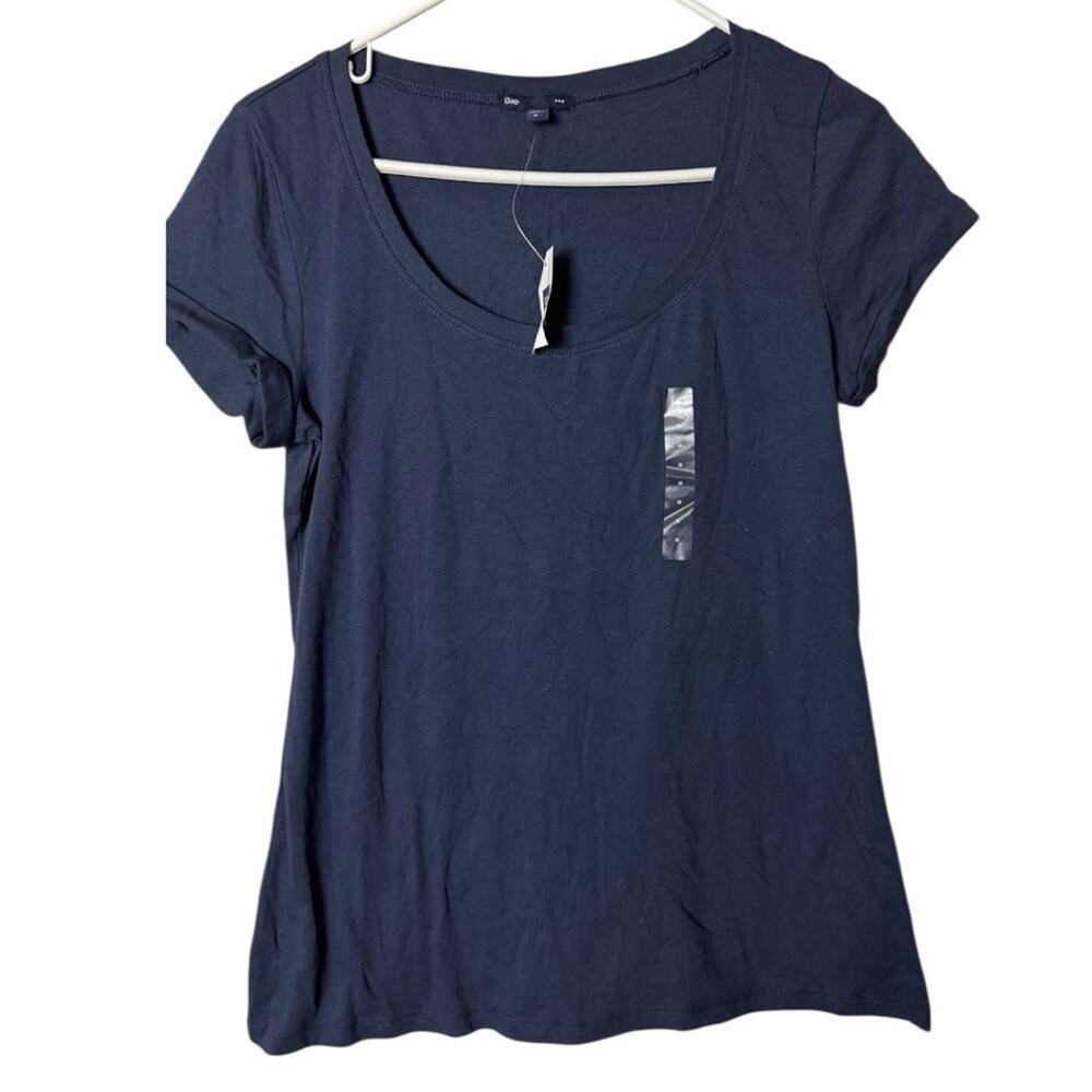 Gap Short Sleeve Basic Navy Blue Women's Tee Size M New with Tag